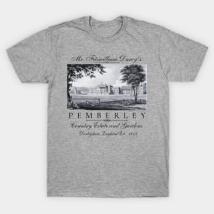 Pride & Prejudice Jane Austen Pemberley Estate T-Shirt